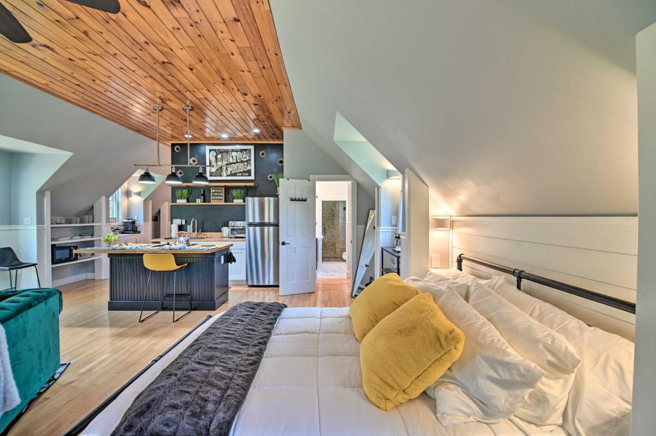 Stylish Studio With Fireplace About 3 Mi From Dtwn! ساراتوغا سبرينغس، نيويورك المظهر الخارجي الصورة